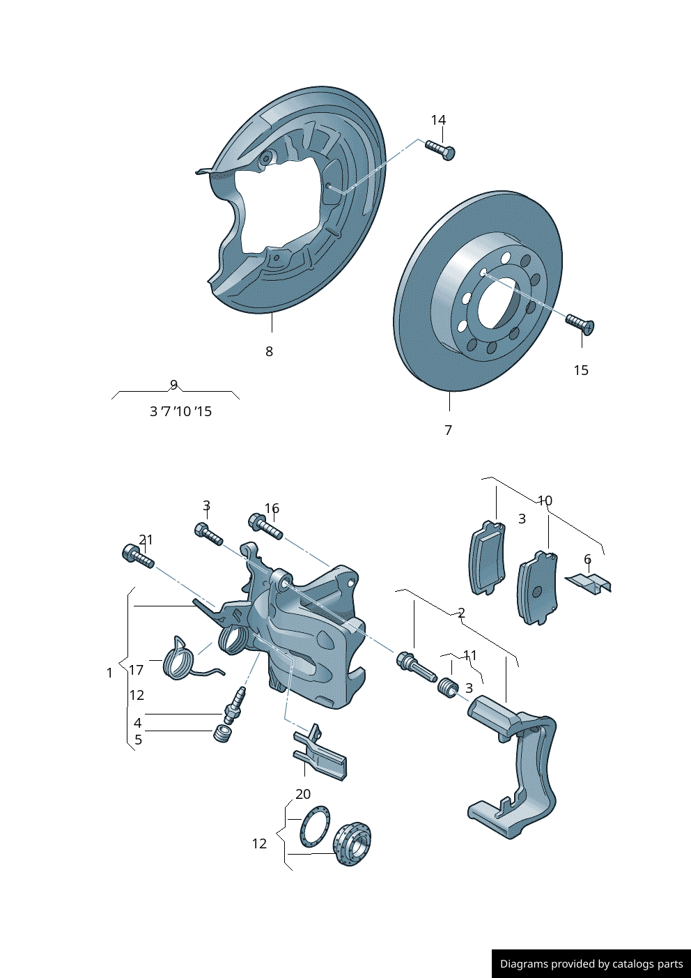 Car part diagram