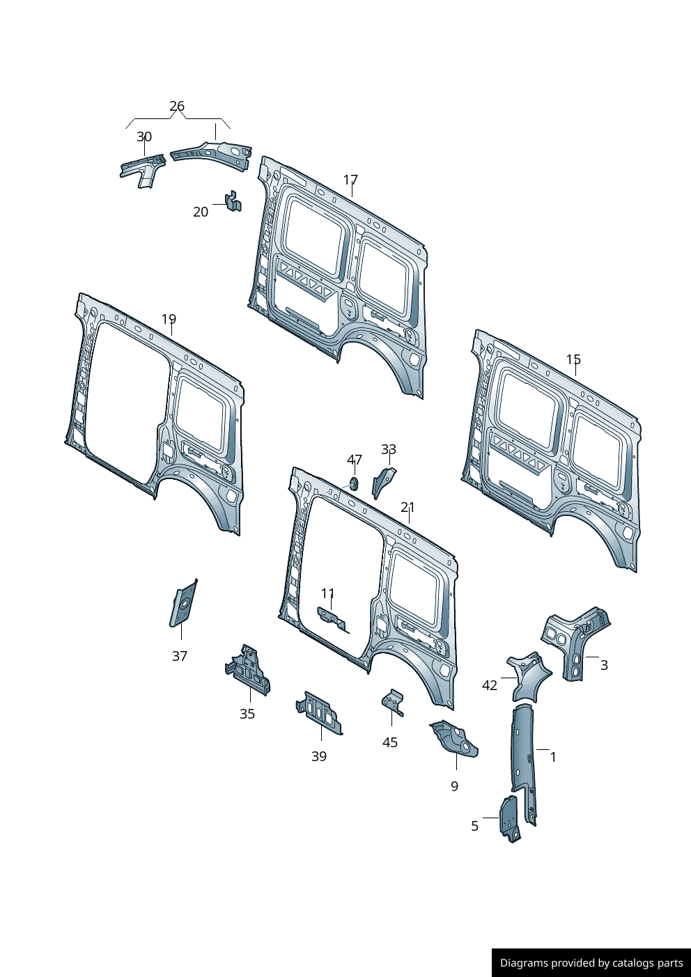 Car part diagram
