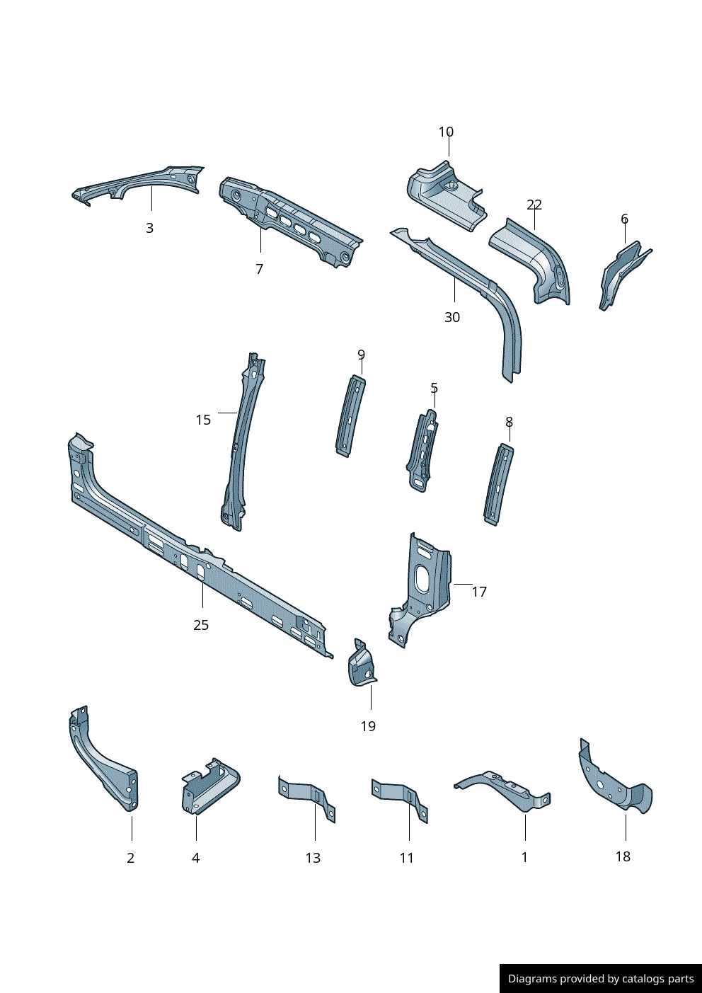 Car part diagram