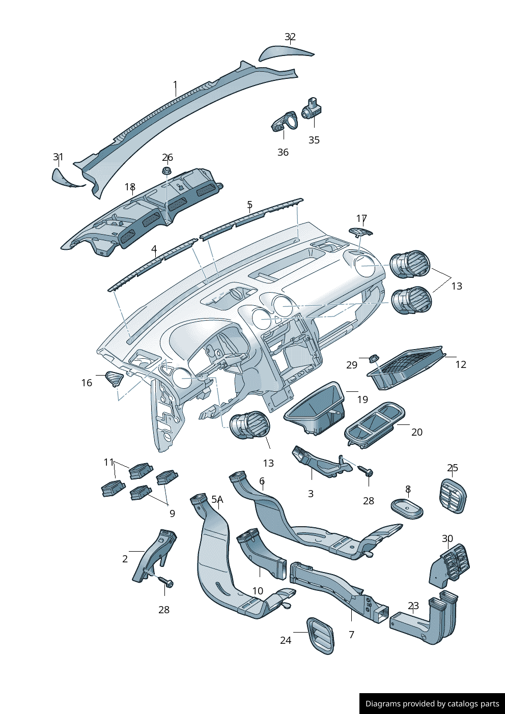 Car part diagram
