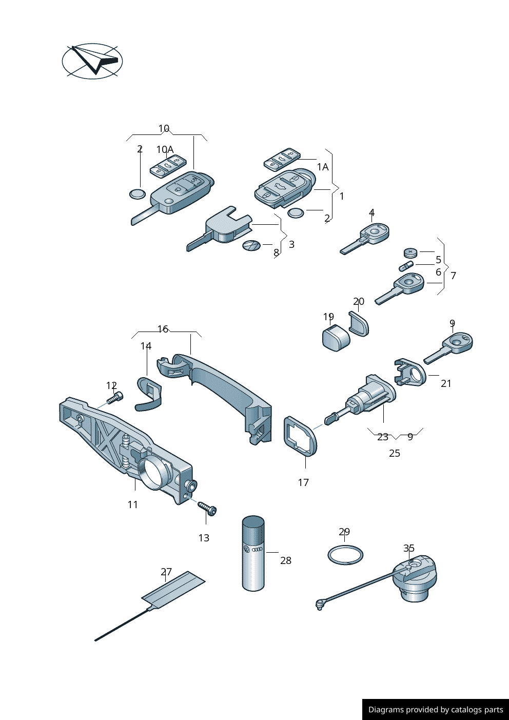 Car part diagram