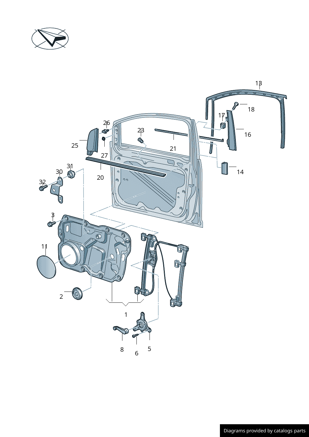 Car part diagram