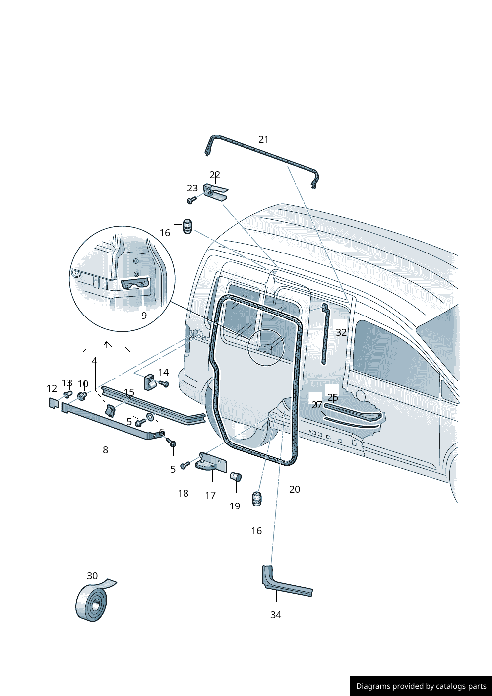 Car part diagram