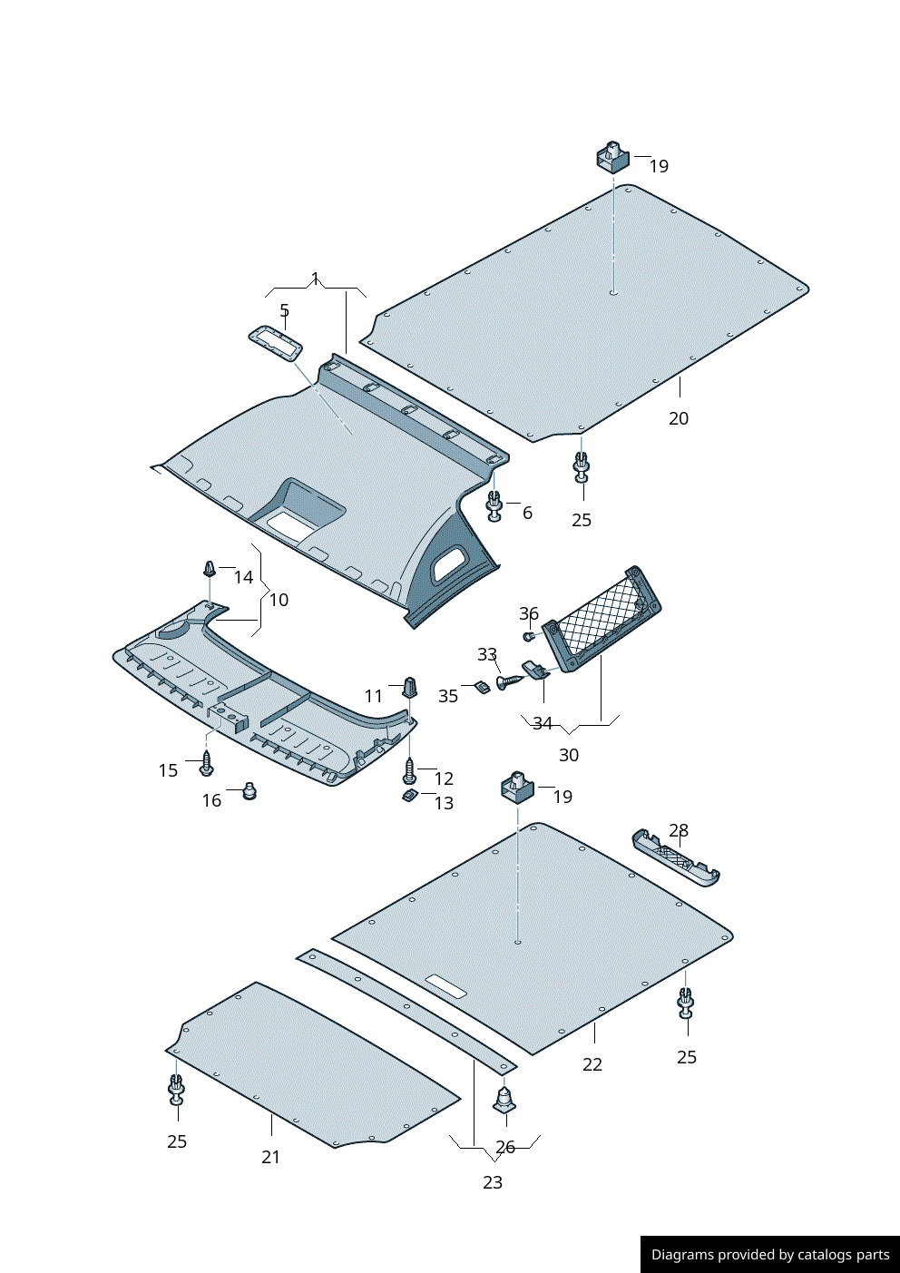 Car part diagram