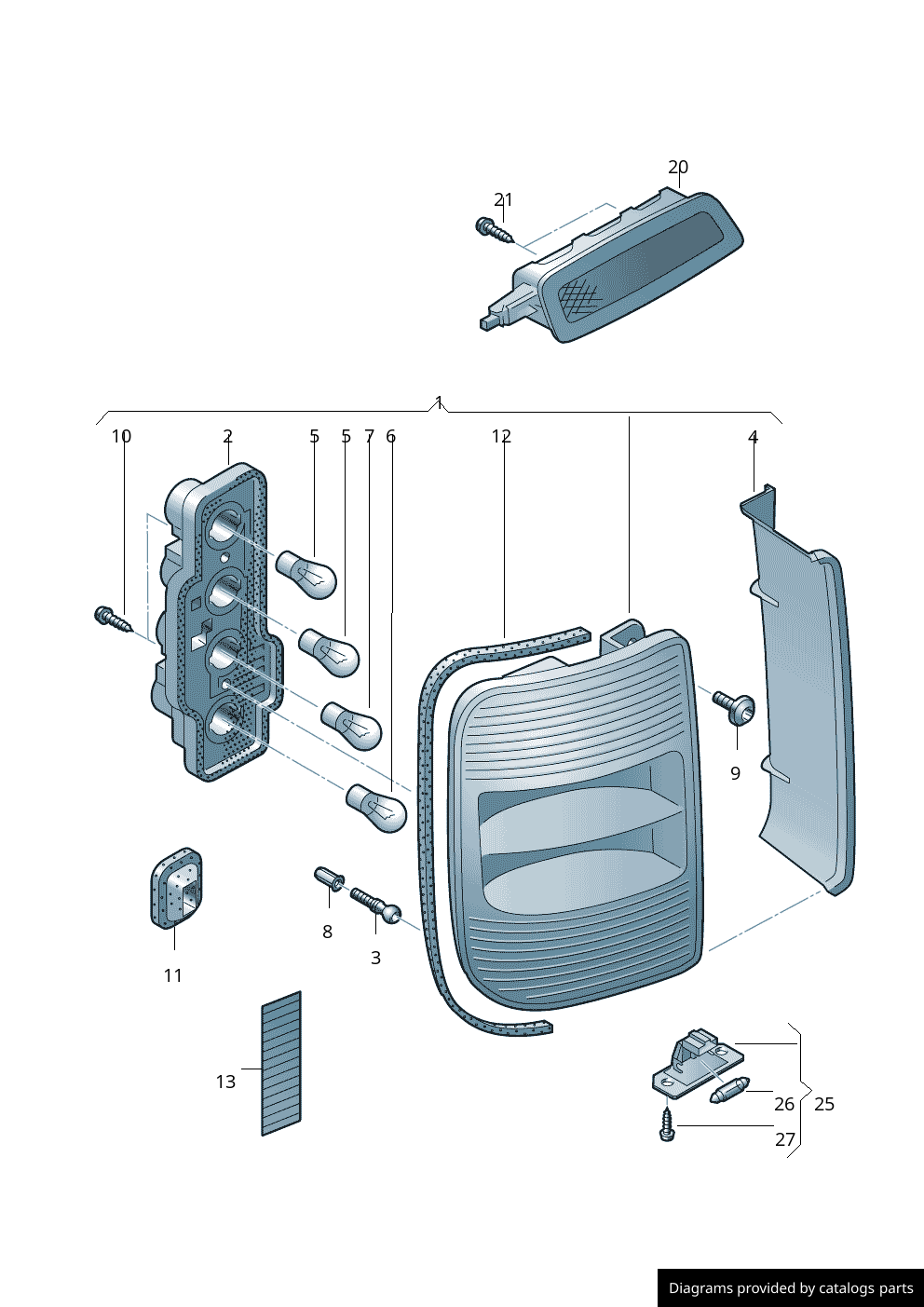 Car part diagram