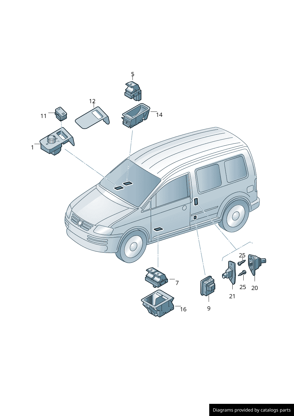 Car part diagram