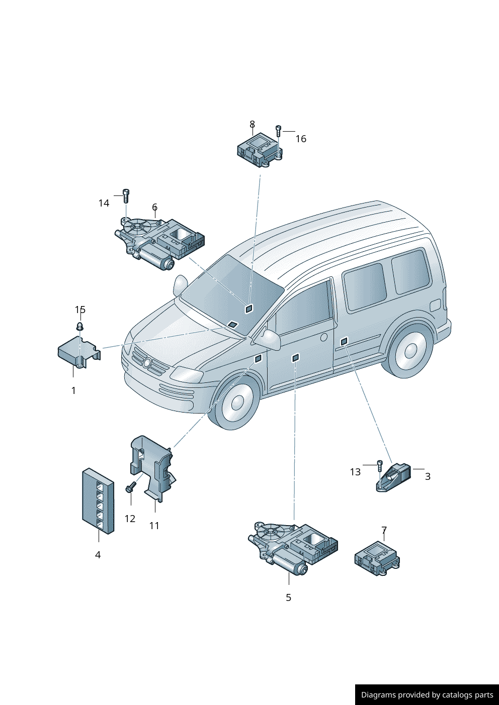 Car part diagram