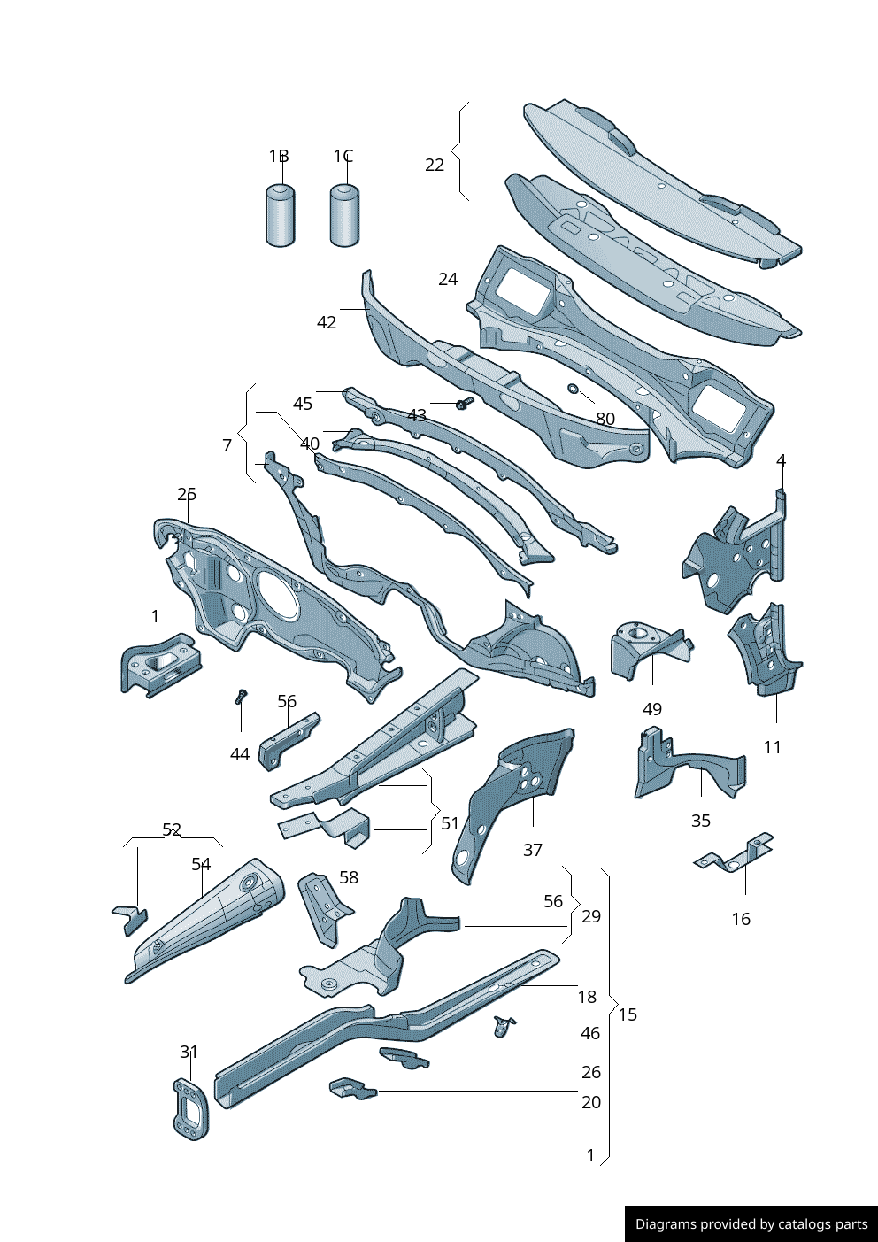 Car part diagram
