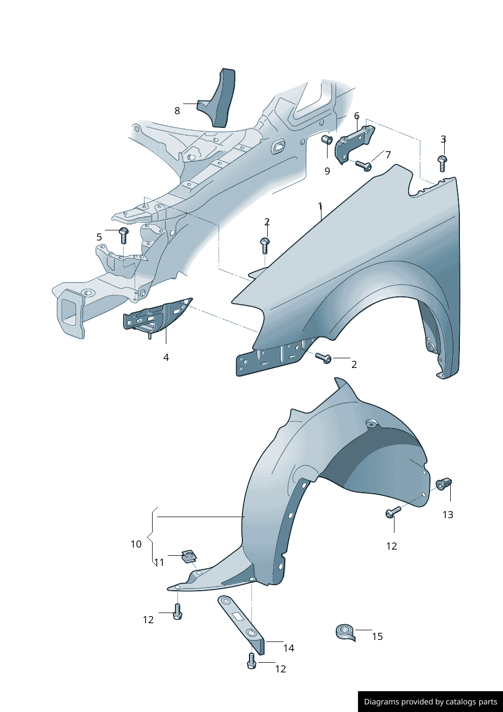 Car part diagram
