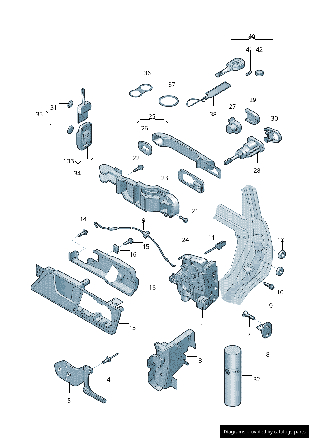 Car part diagram