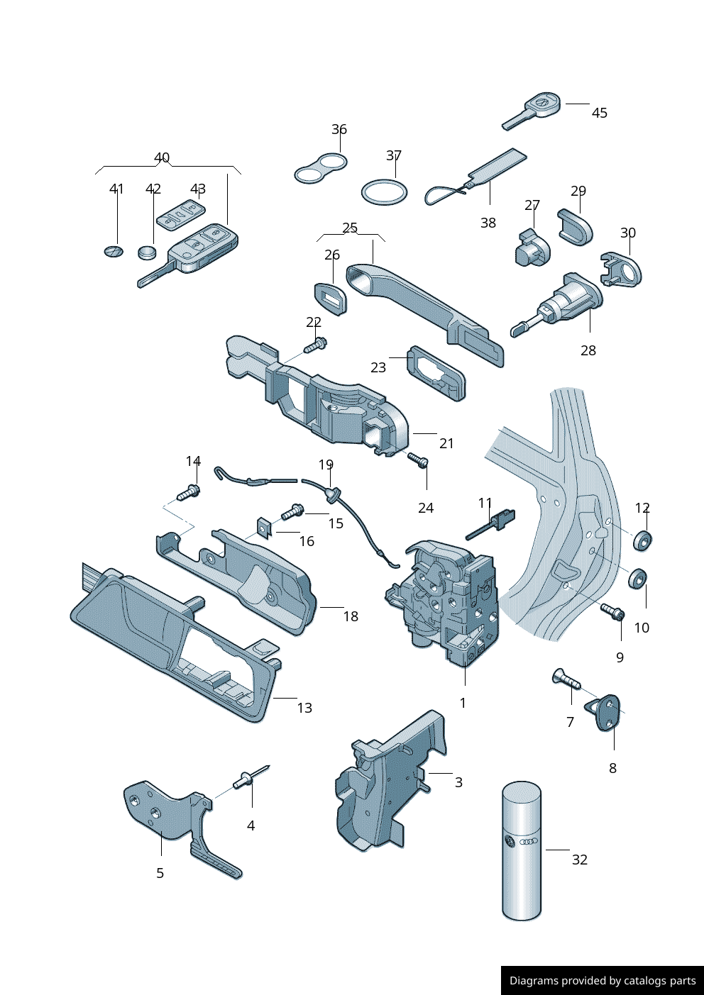 Car part diagram