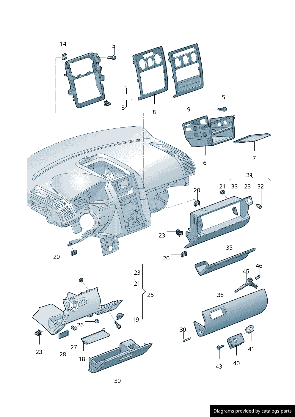 Car part diagram