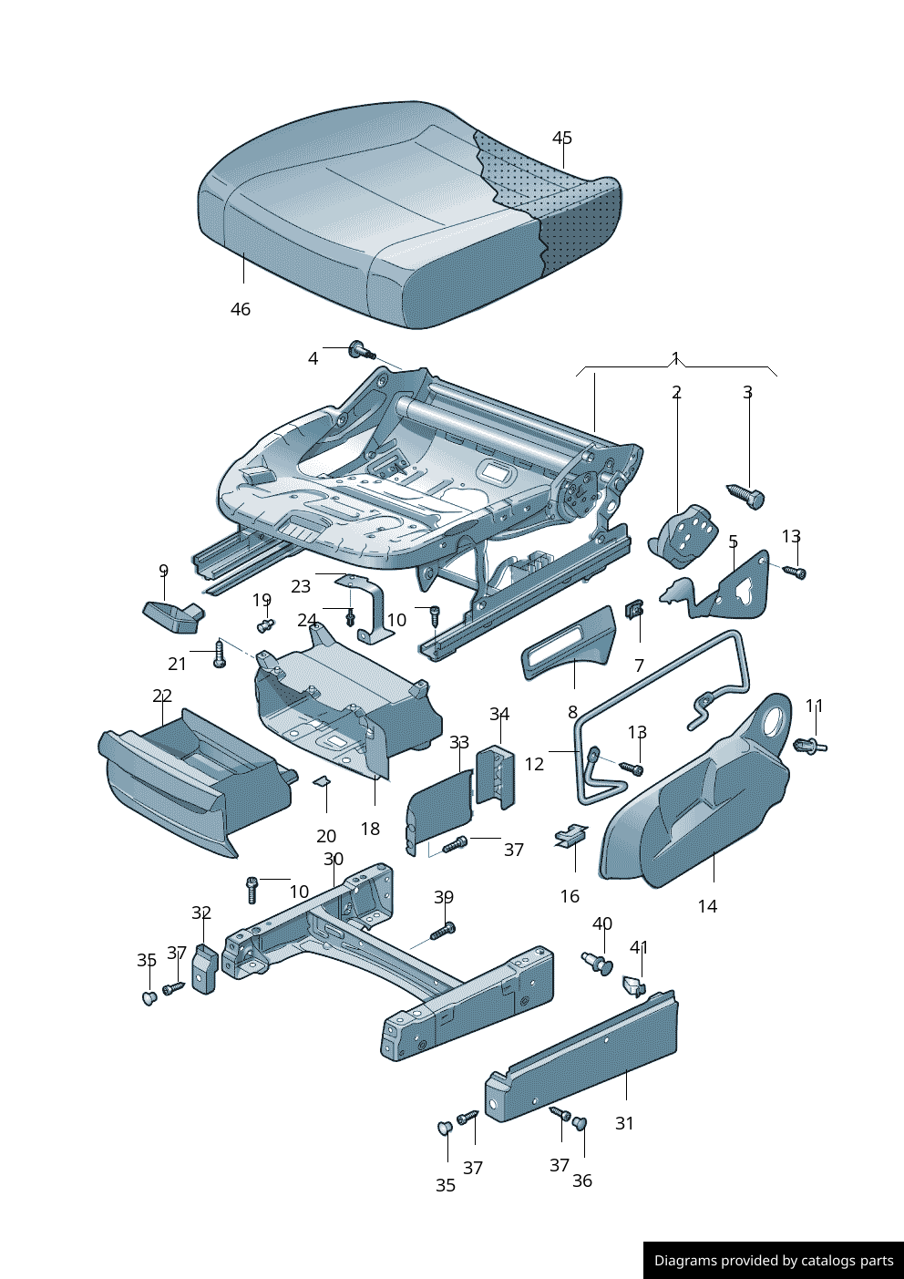 Car part diagram