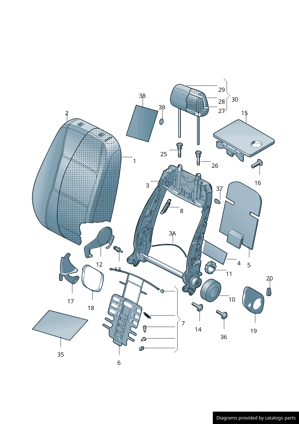 Car part diagram