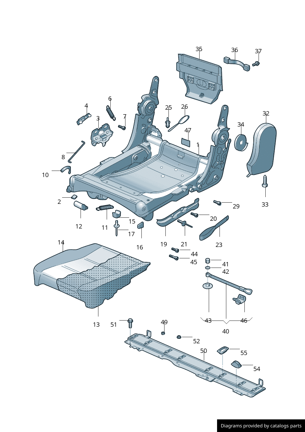 Car part diagram
