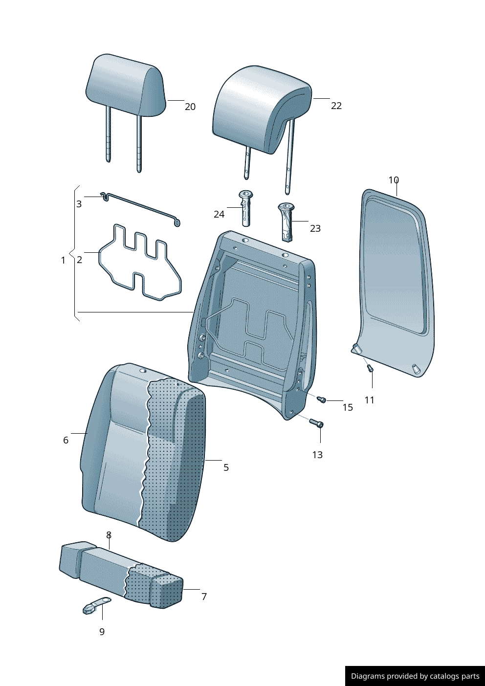 Car part diagram
