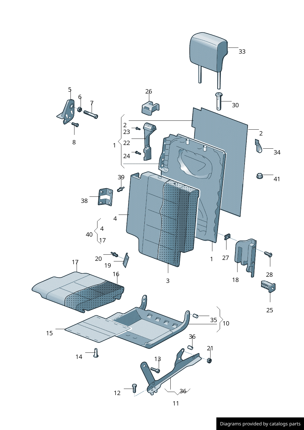 Car part diagram