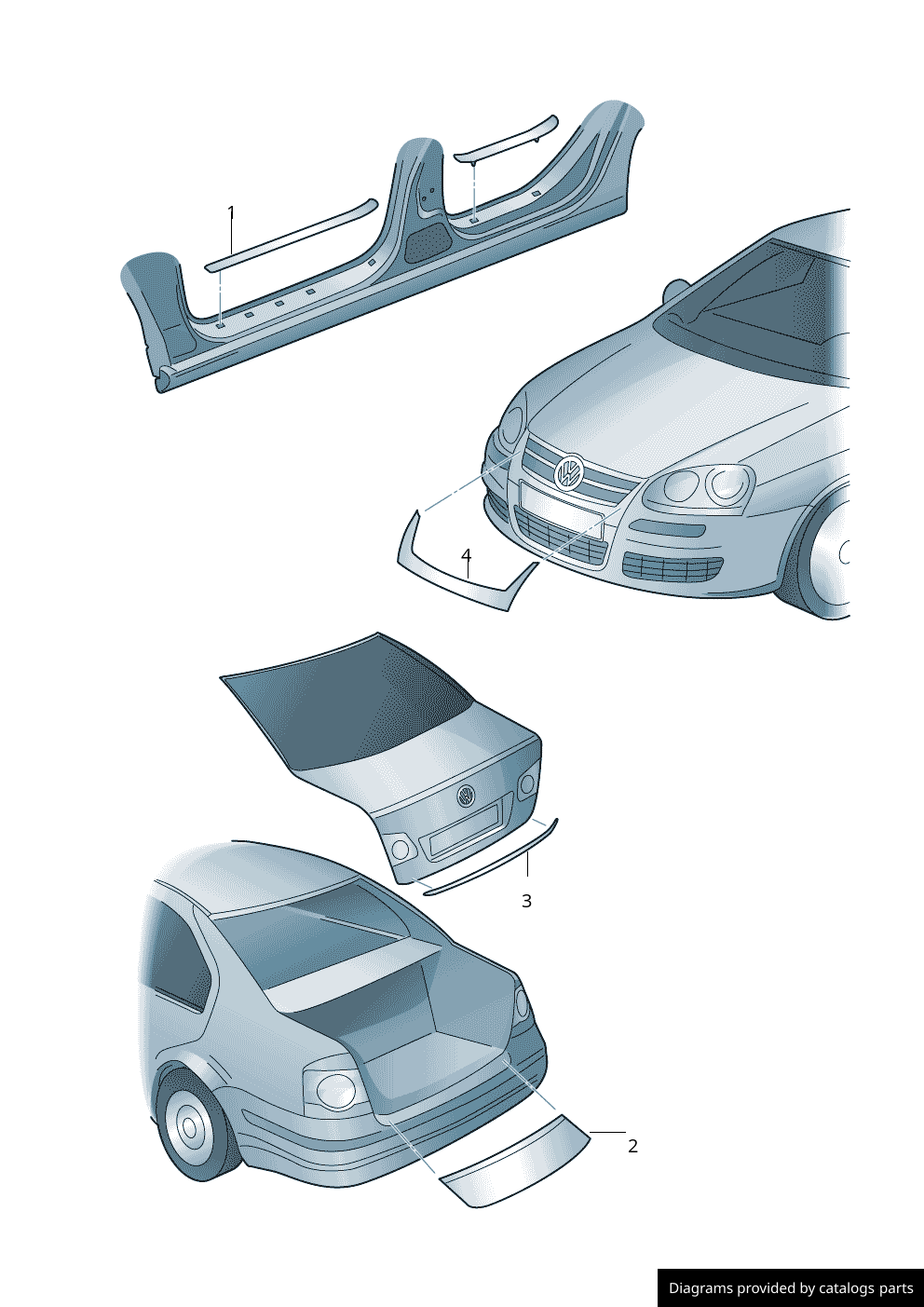 Car part diagram