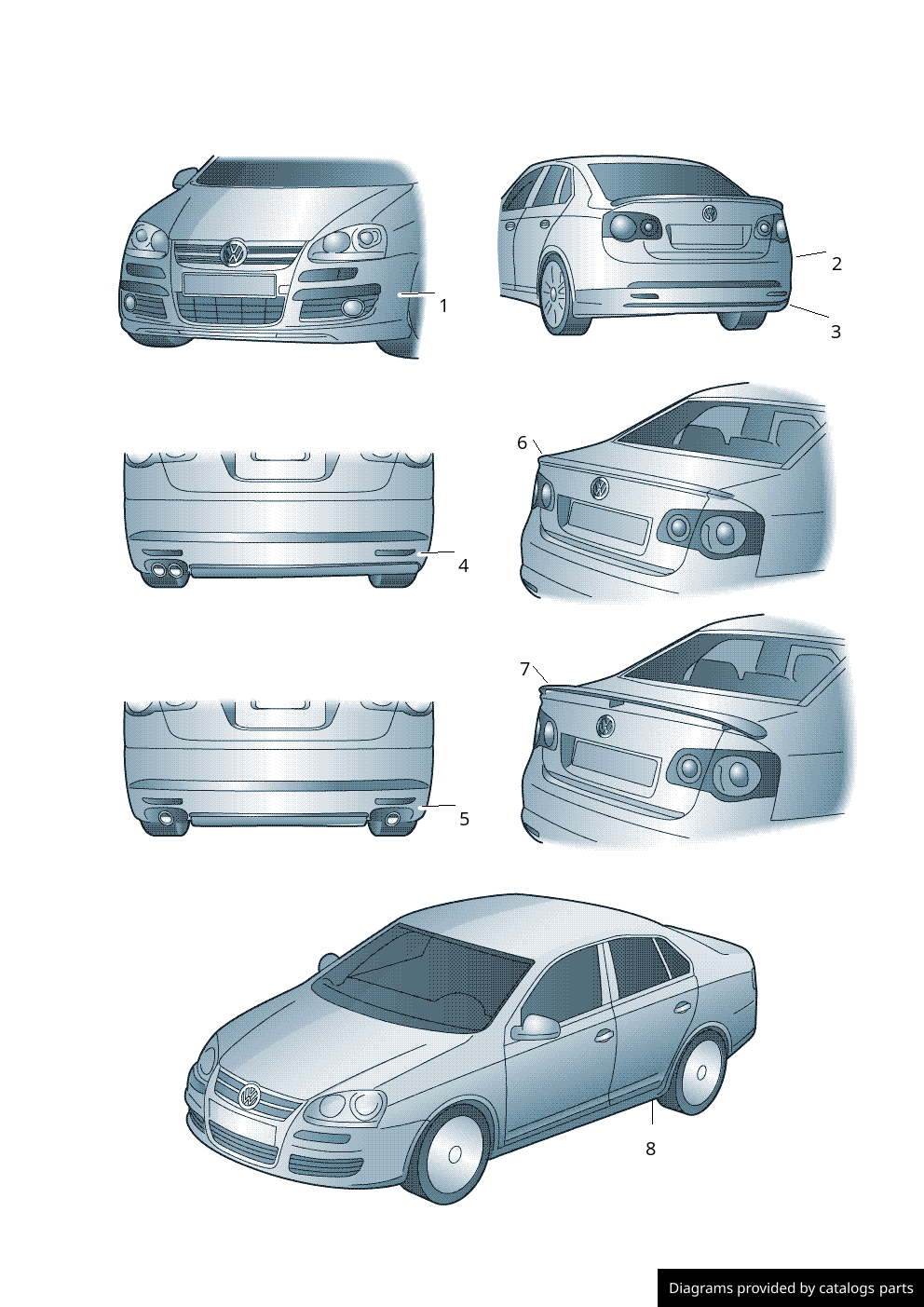 Car part diagram