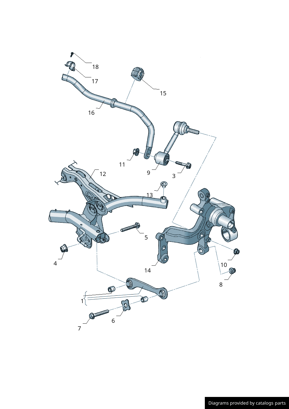 Car part diagram