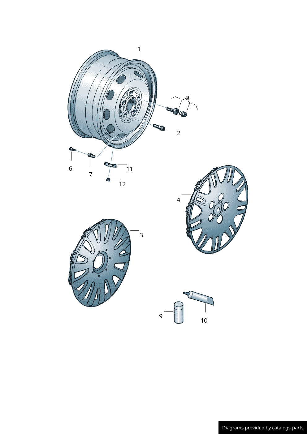 Car part diagram