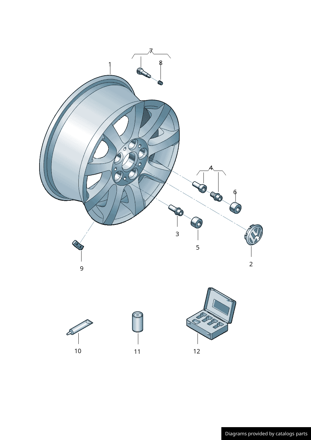 Car part diagram