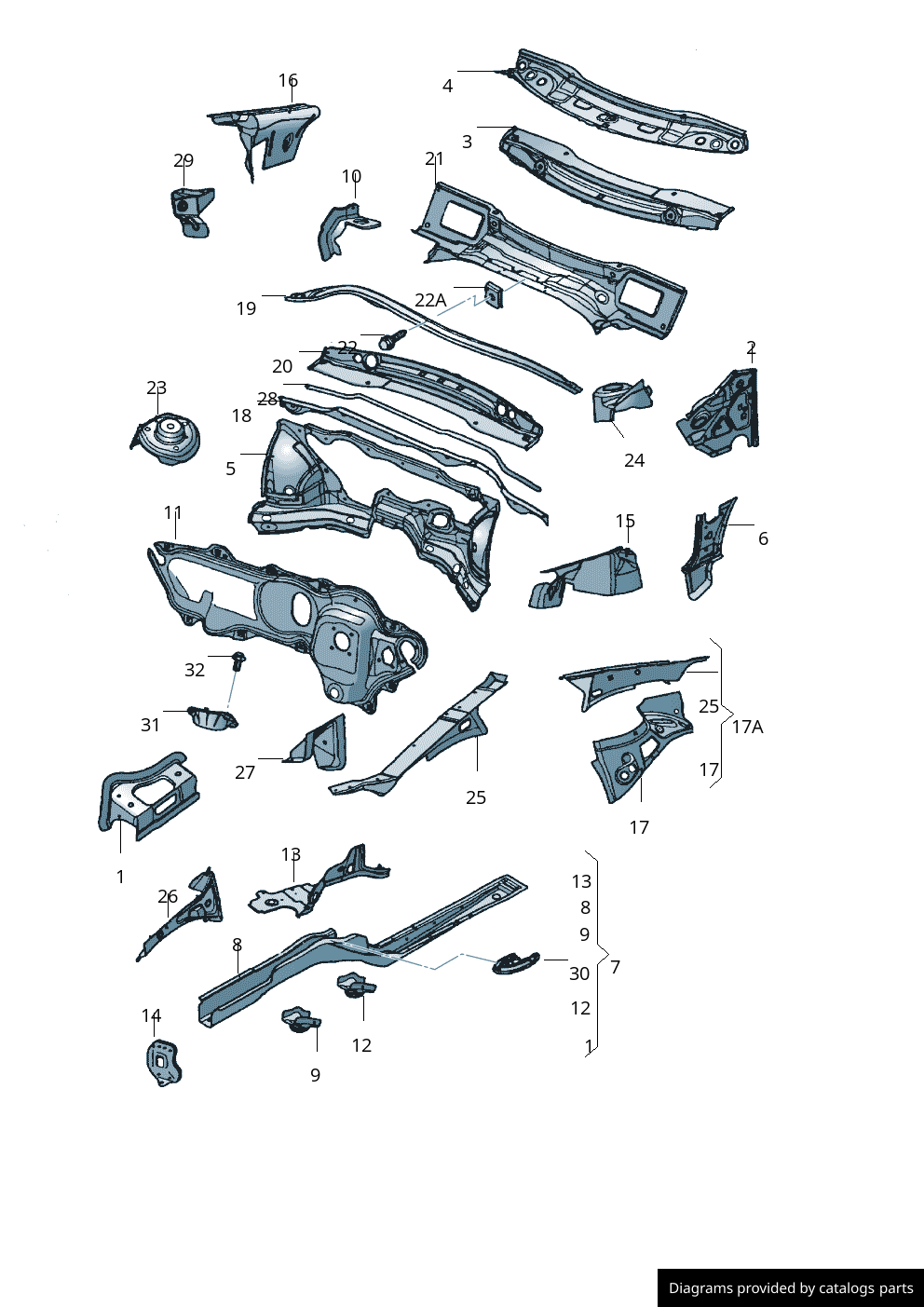 Car part diagram