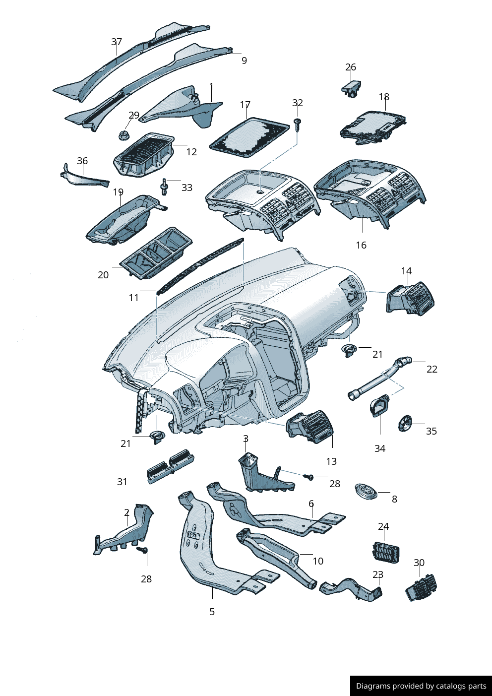 Car part diagram