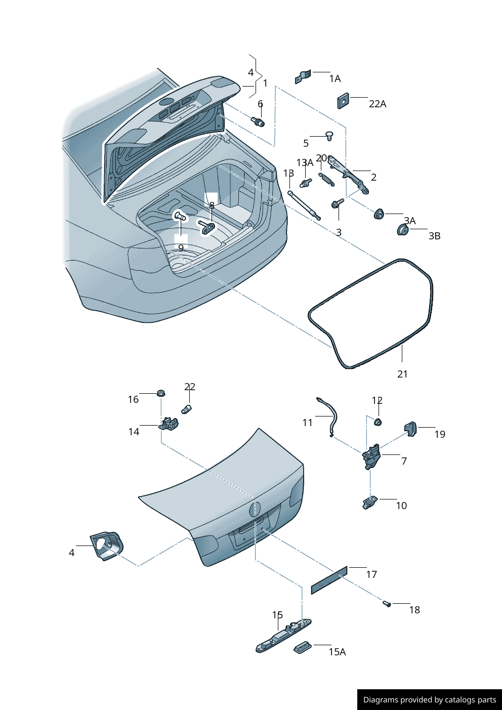 Car part diagram