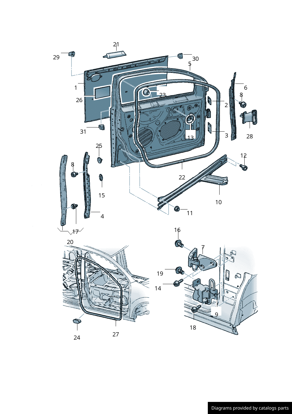 Car part diagram