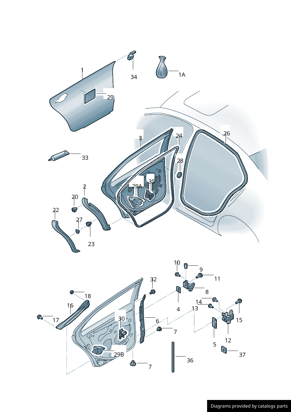 Car part diagram