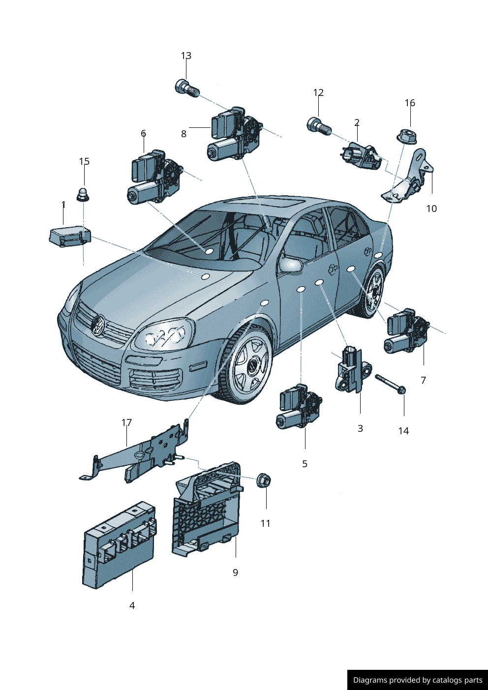 Car part diagram