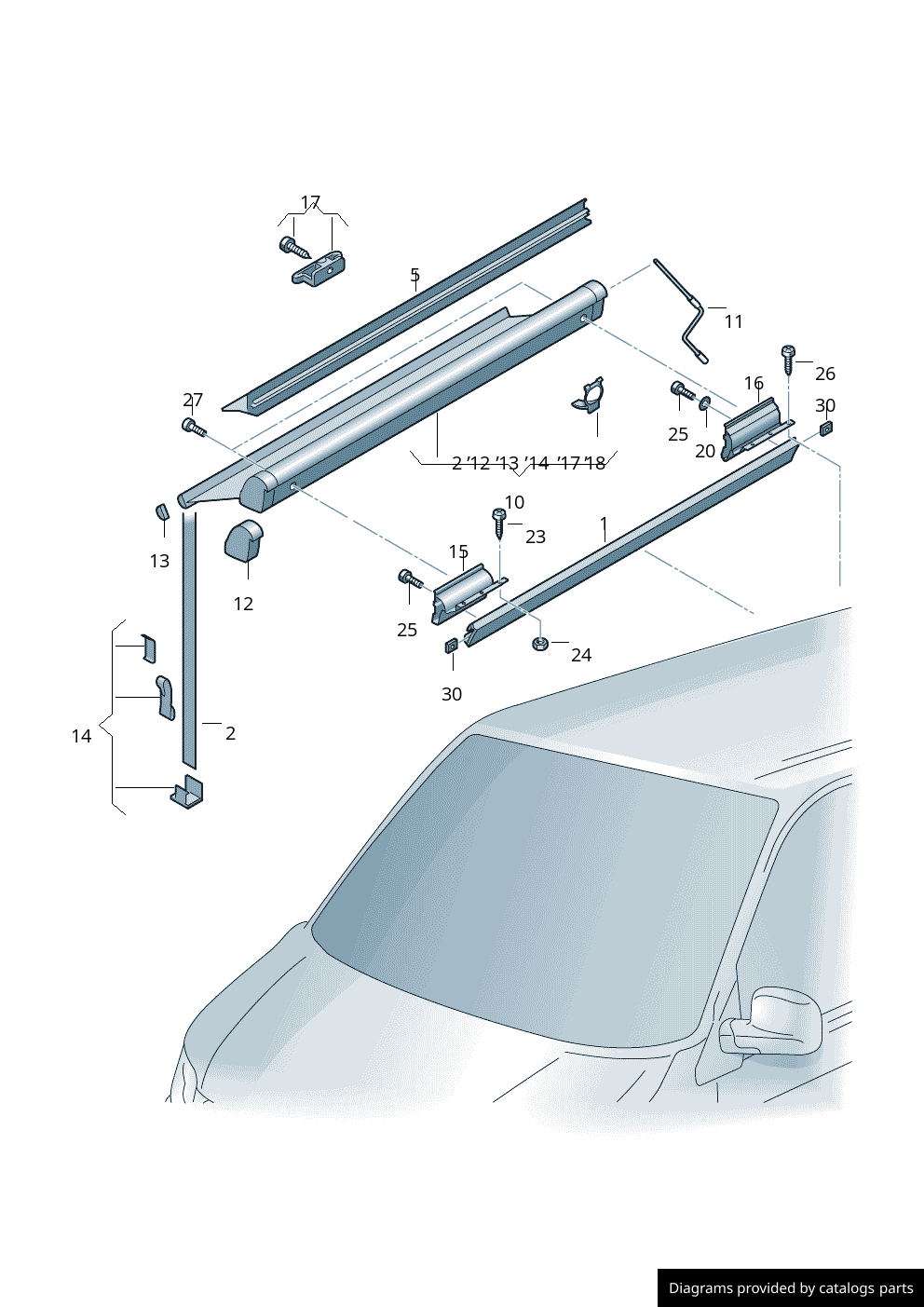 Car part diagram