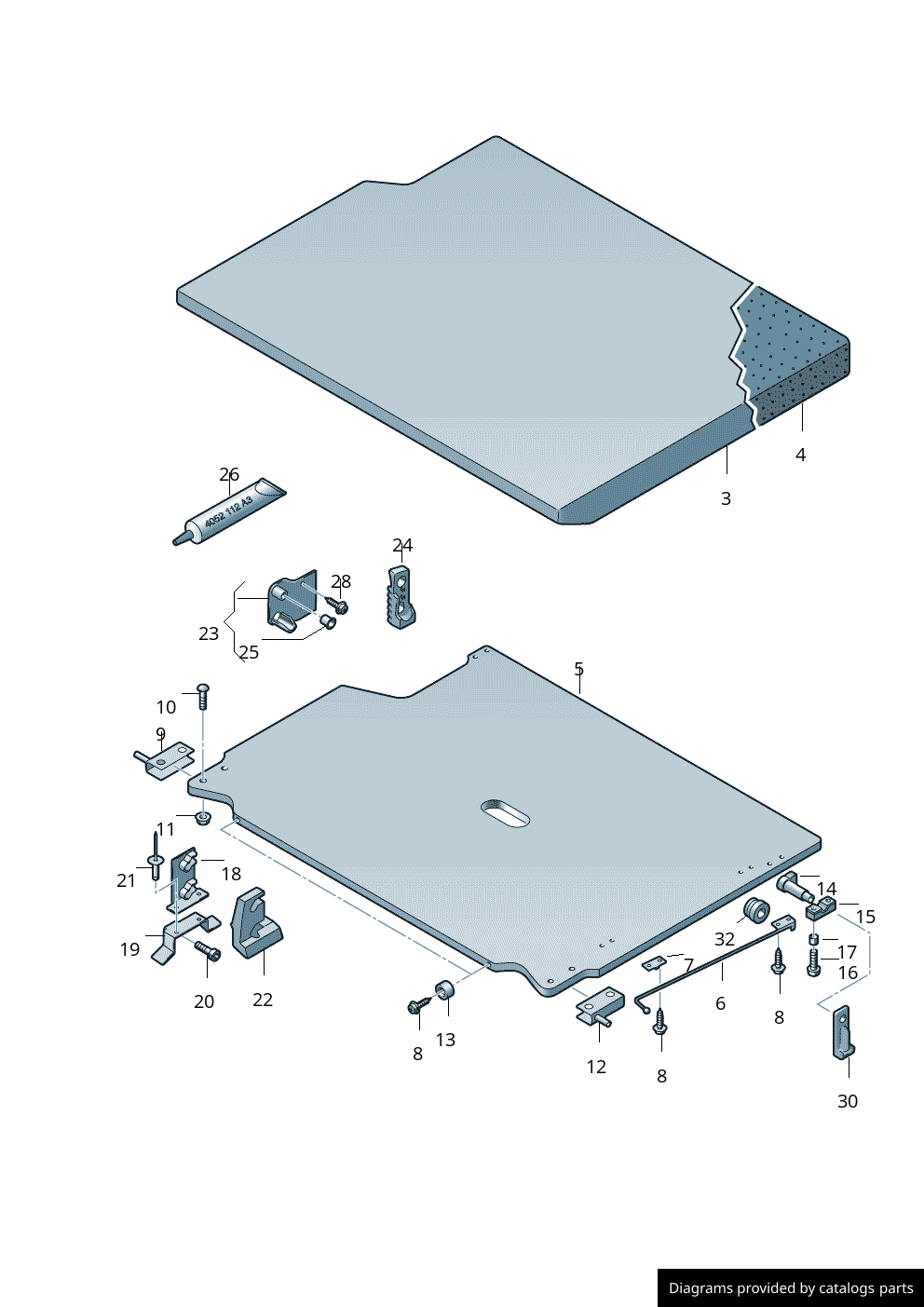Car part diagram