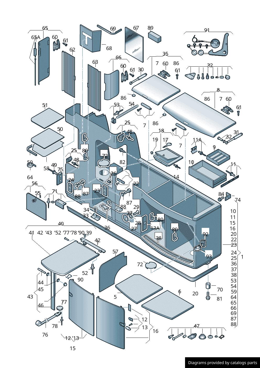 Car part diagram