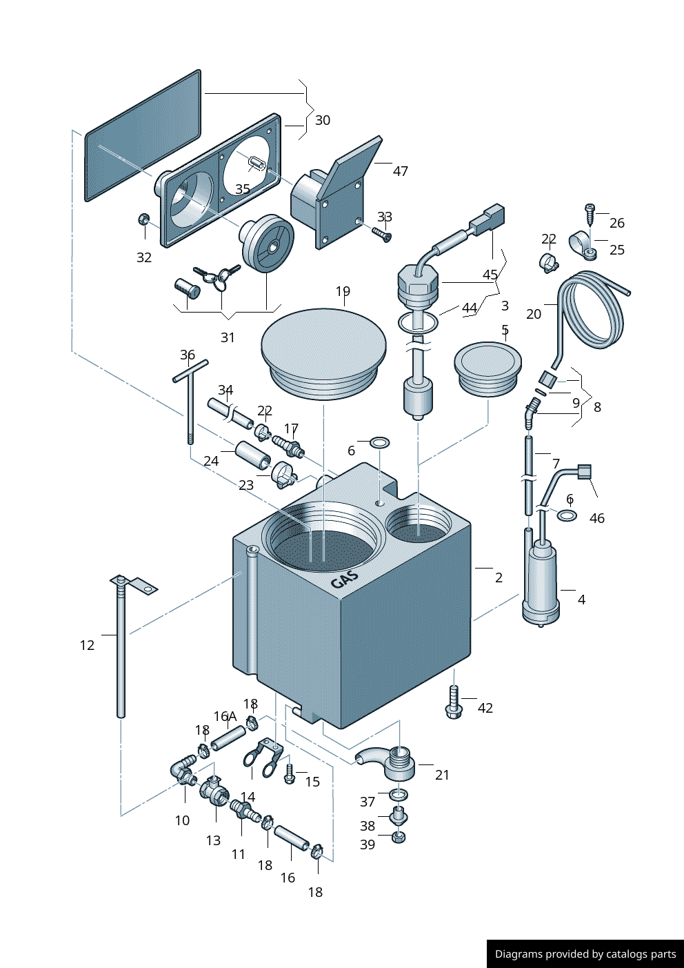 Car part diagram