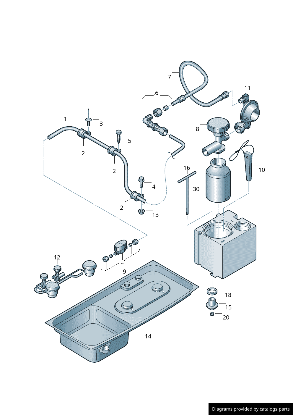 Car part diagram