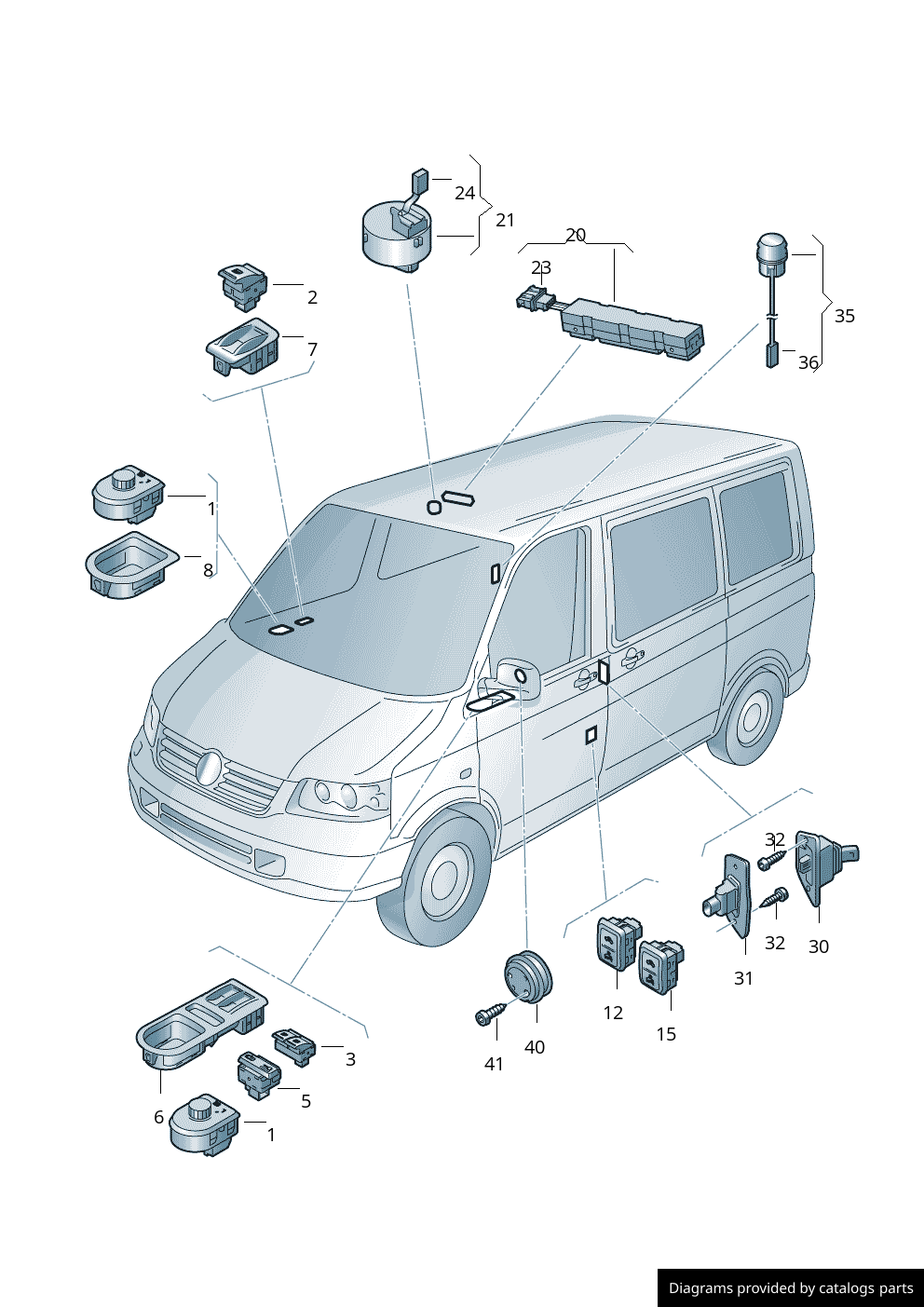 Car part diagram