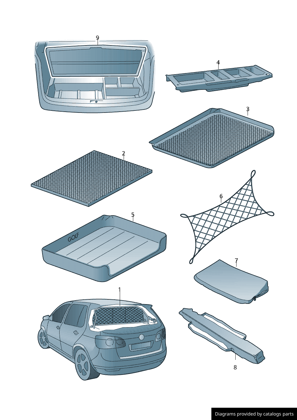 Car part diagram