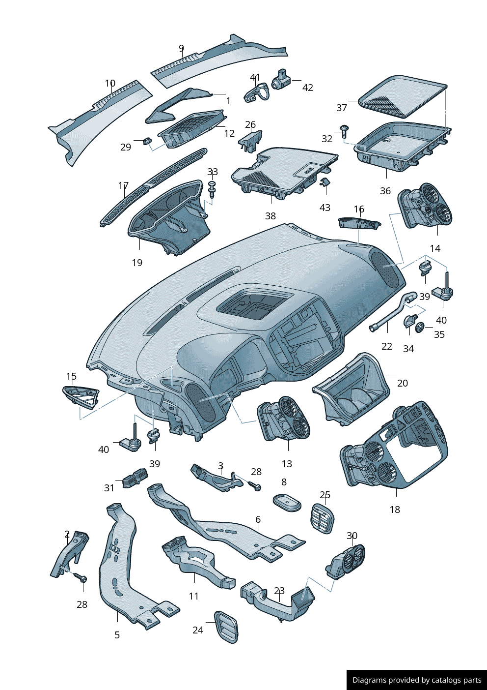 Car part diagram