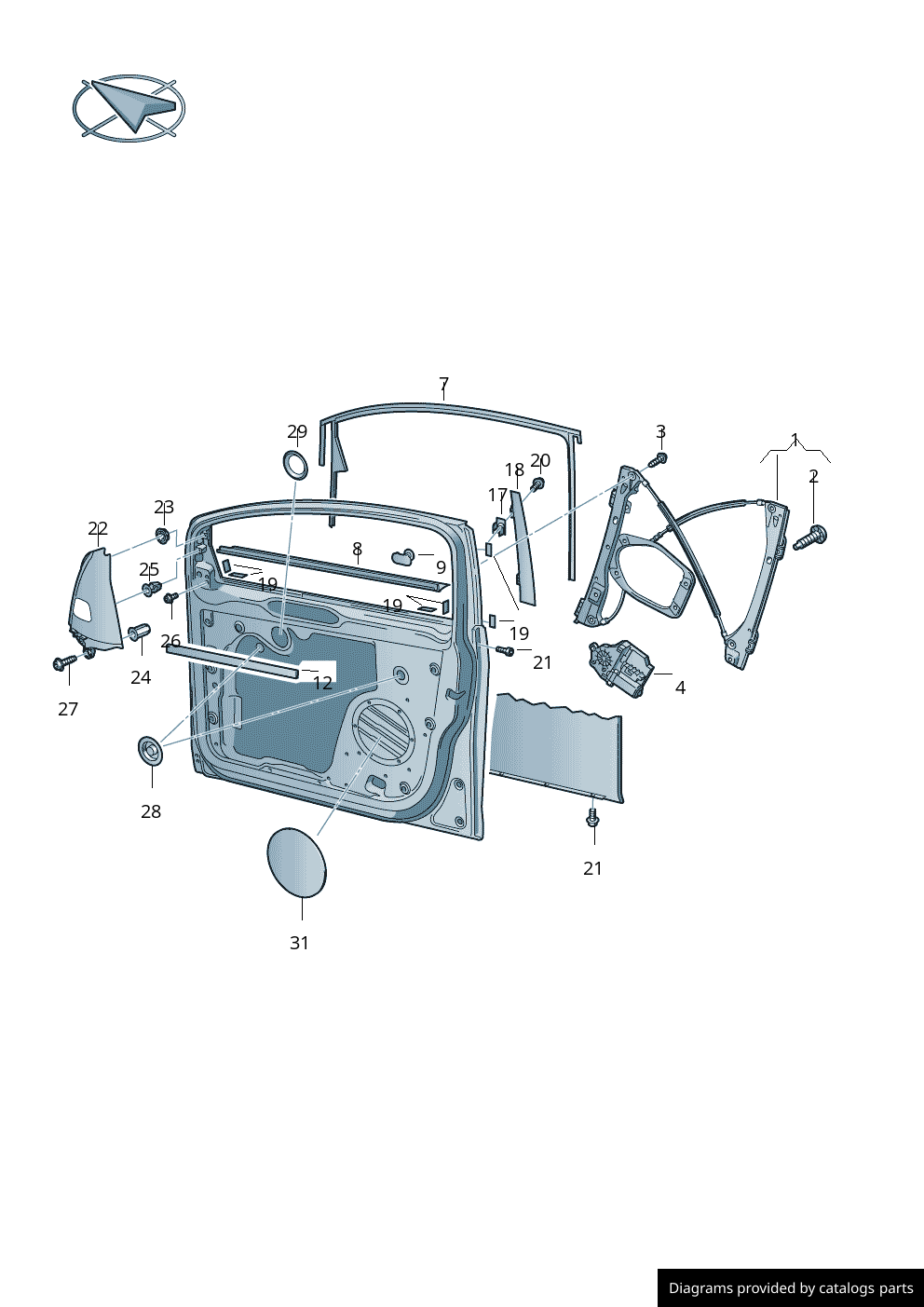 Car part diagram