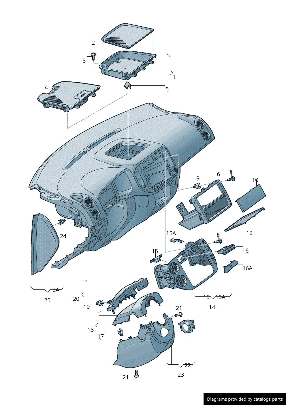 Car part diagram