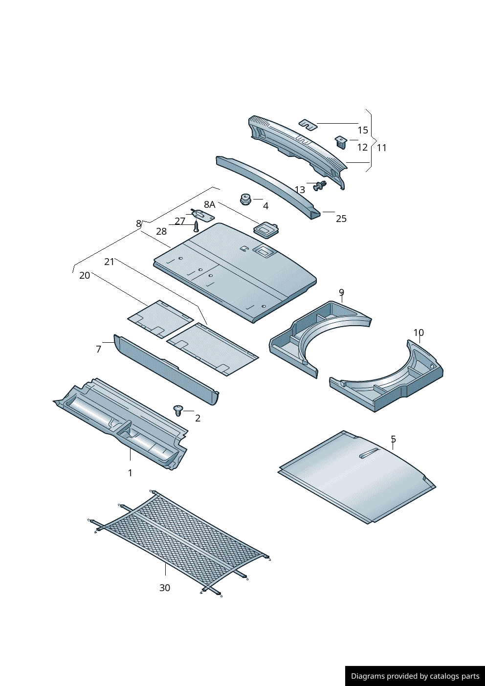 Car part diagram