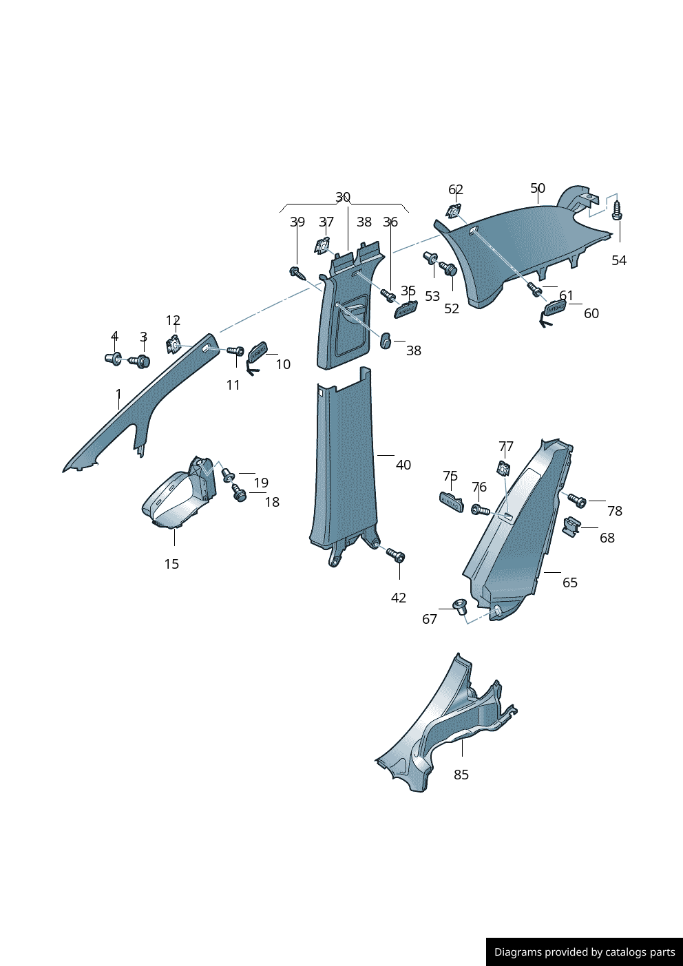 Car part diagram