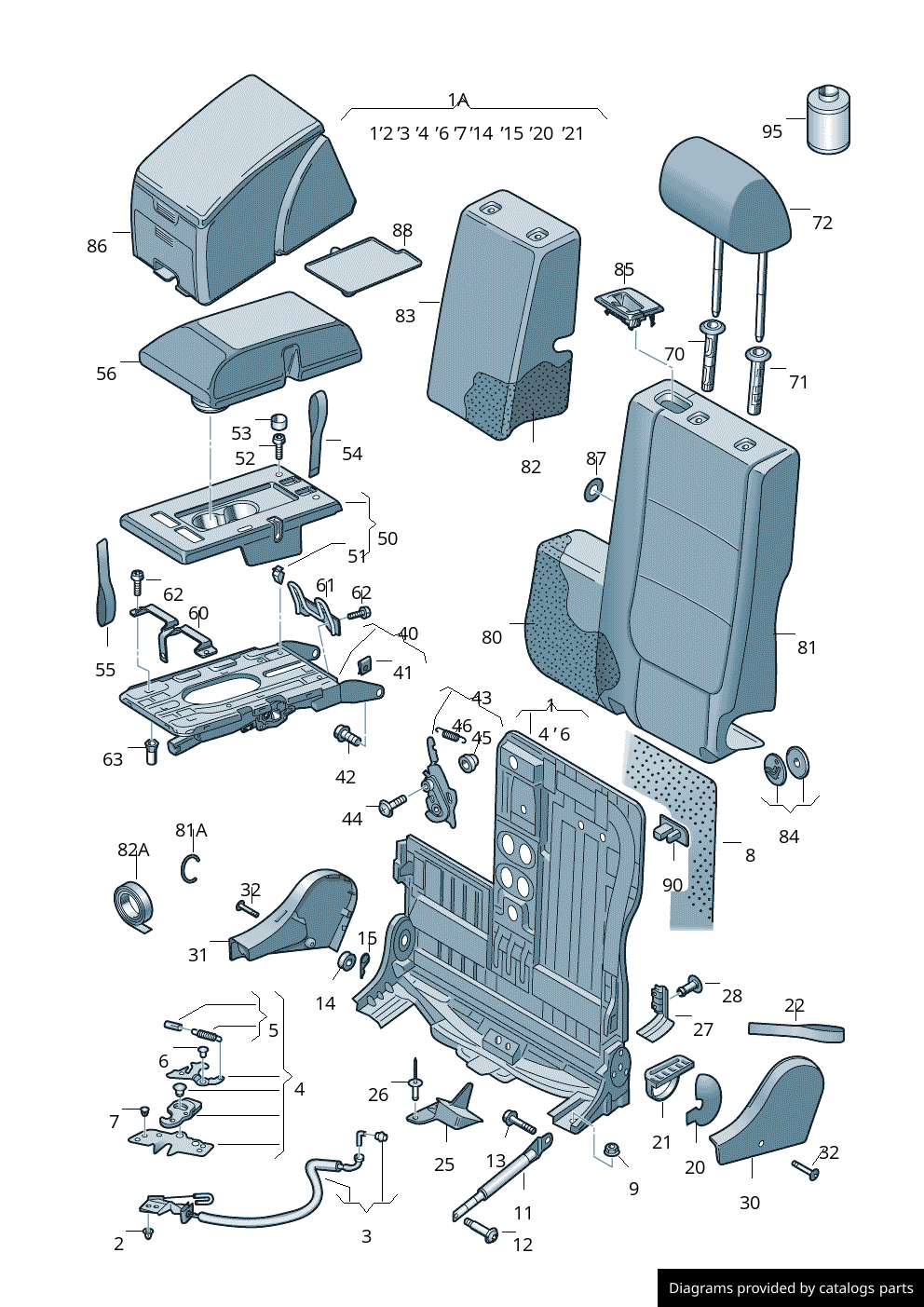 Car part diagram