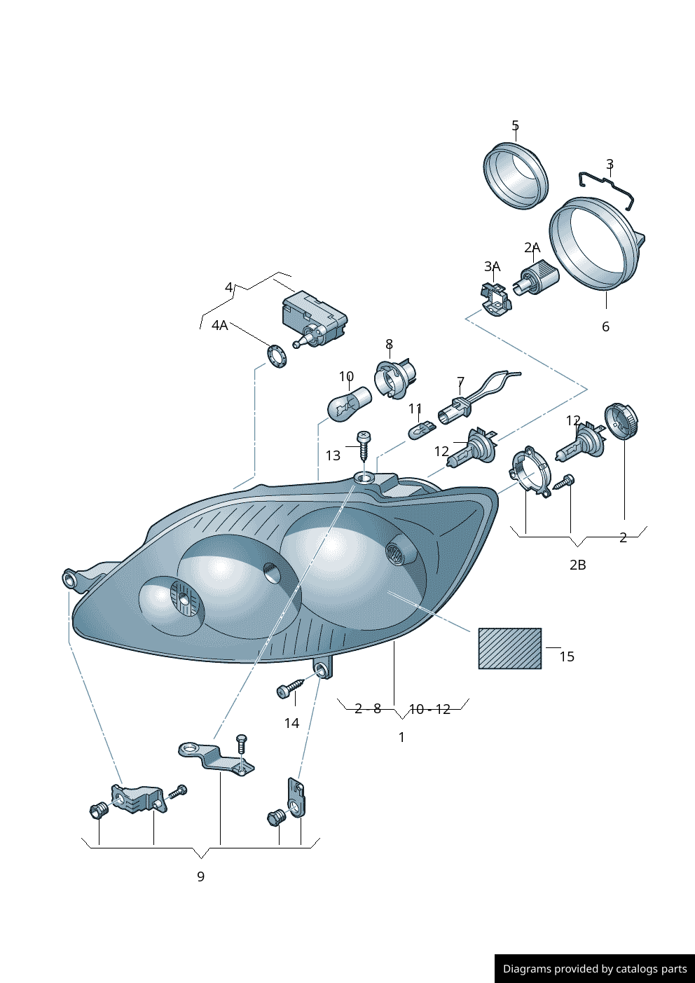 Car part diagram