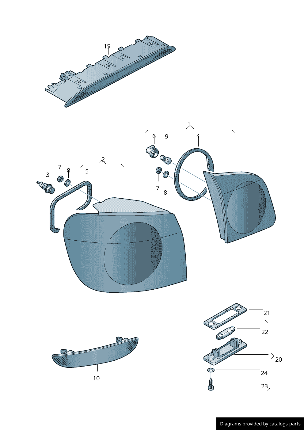 Car part diagram