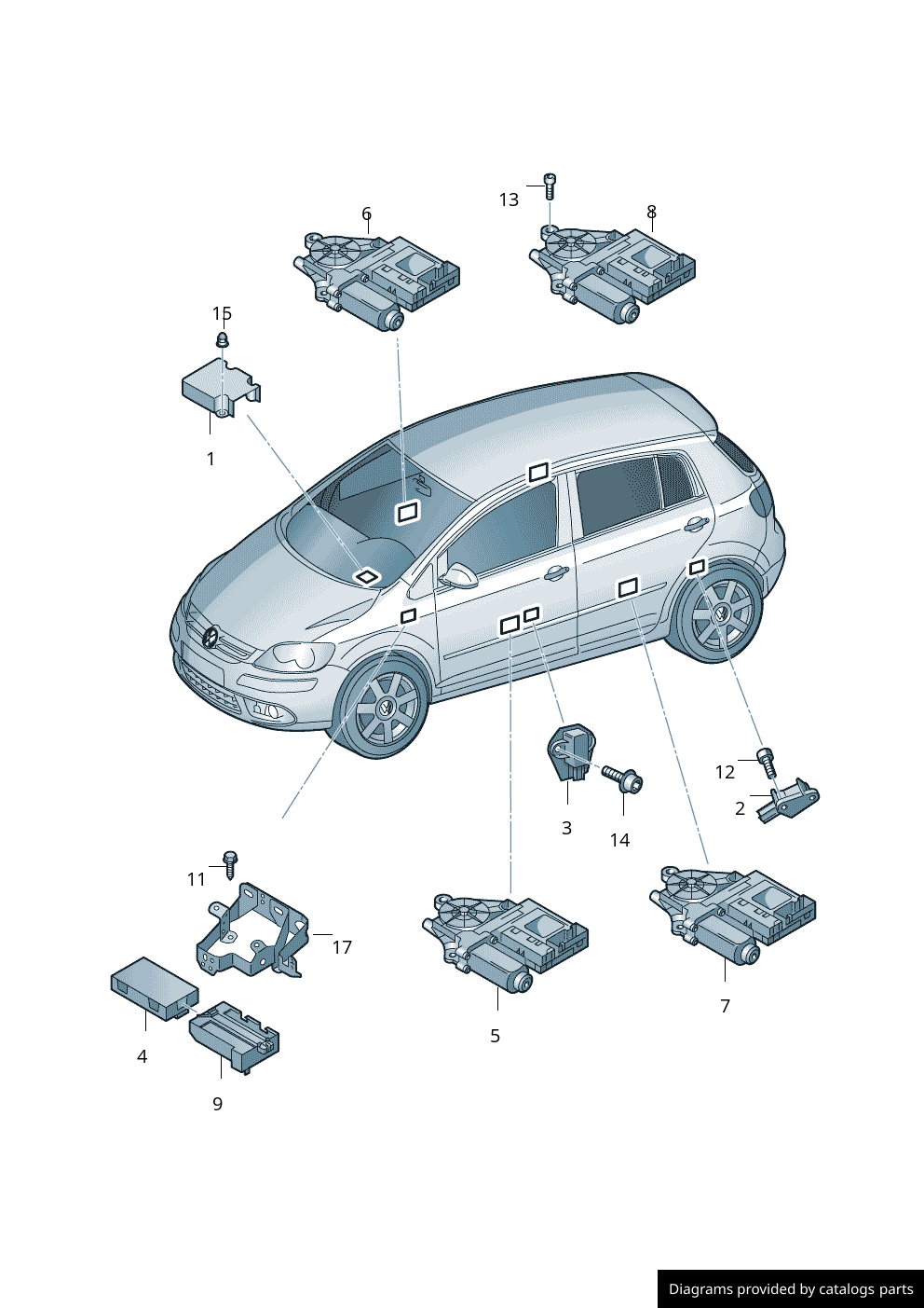 Car part diagram