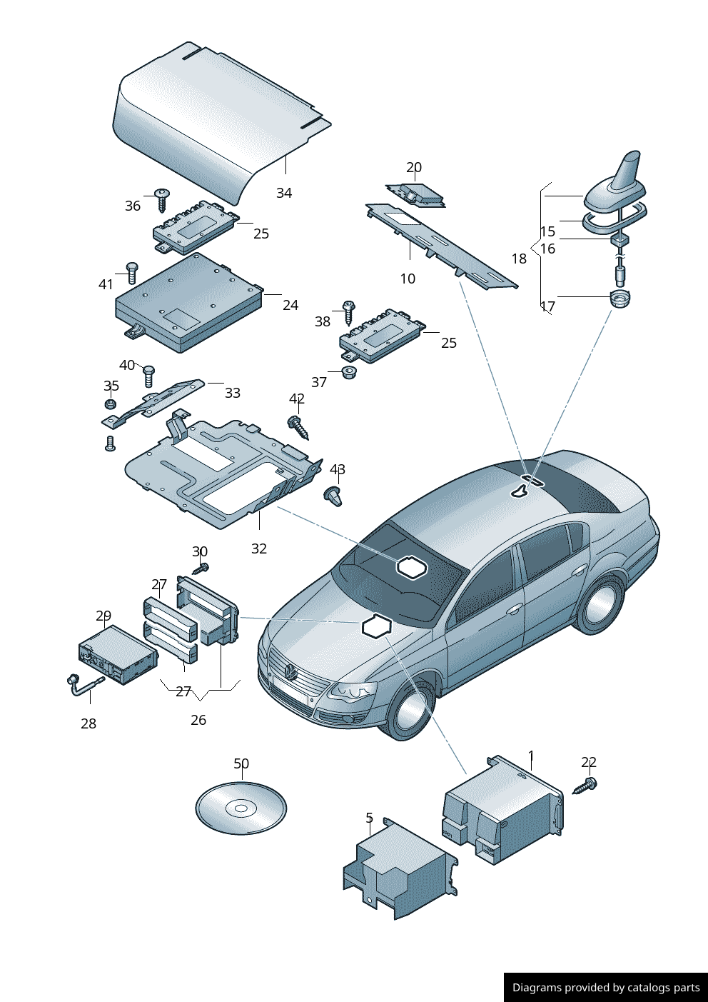 Car part diagram