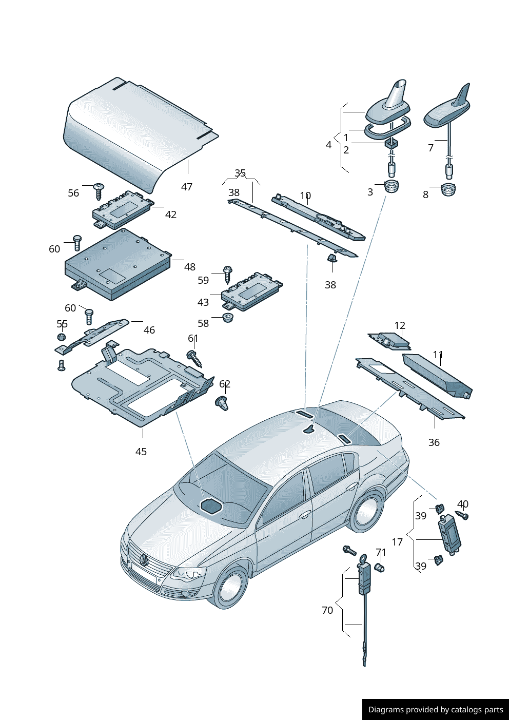 Car part diagram